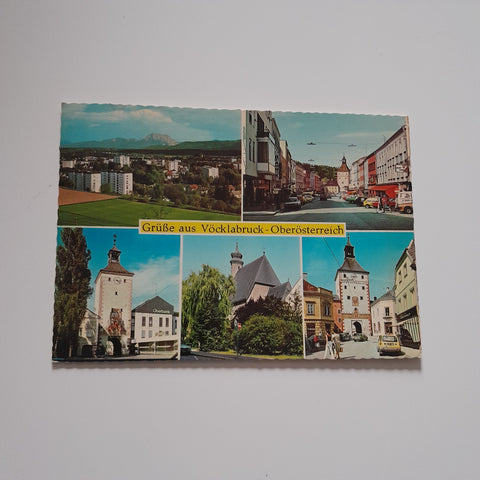 AK Grüße aus Vöcklabruck.