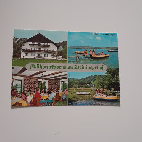 AK Zell am Moos am Irrsee. Frühstückspension Steiningerhof. Familie Dittelbacher. Hof 53.