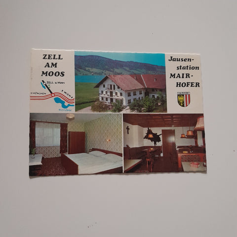 AK Zell am Moos. Jausenstation Mairhofer. Guggenberg 79.