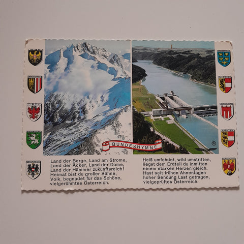 AK Aschach an der Donau, Donaukraftwerk, Hochalmspitze - Hohe Tauern.