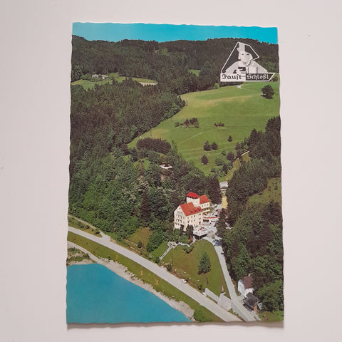 AK Aschach an der Donau. Faust -Schlössl. Gästehaus und Restaurant.