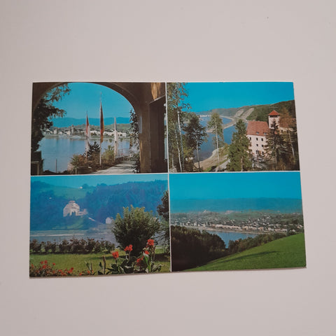 AK Aschach an der Donau mit Faustschlößl.