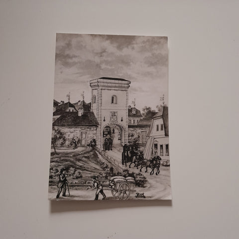 AK Eferding. Das ehemalige Linzertor. Abgebrochen 1828.