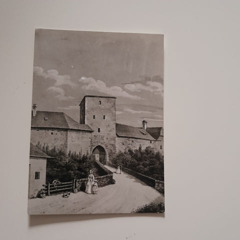 AK Eferding. Das ehemalige Schaunburgertor. Abgebrochen 1830.