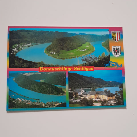 AK Donauschlinge Schlögen. Oberes Donautal. Zwischen Passau und Linz.
