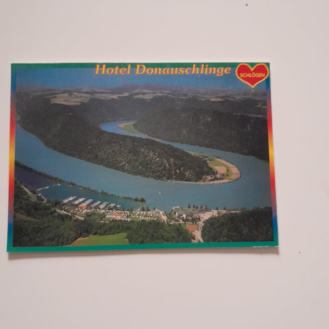AK Hotel Donauschlinge. Familie Gugler. Schlögen-Haibach.