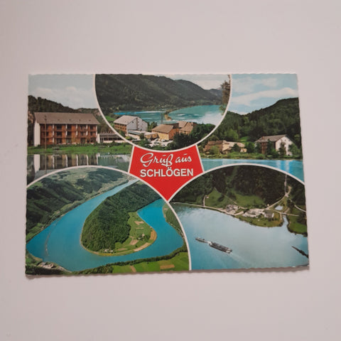 AK Gruss aus Schlögen.