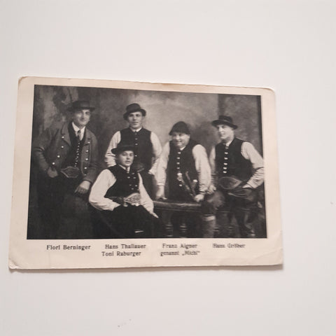 AK Die echten Oba-Innviertla-Sänger aus Altheim bei Braunau am Inn. Leitung: Franz Aigner.