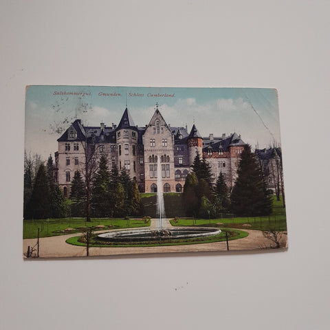 AK Gmunden Schloss Cumberland. (1912)