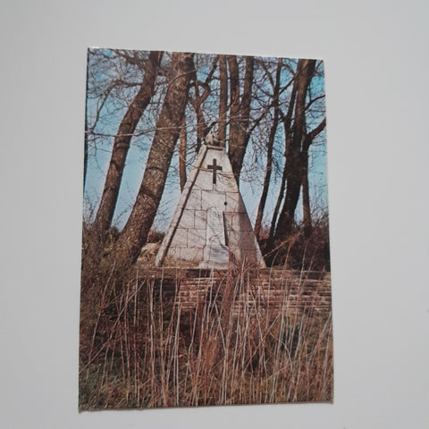 AK Grabstätte Stefan Fadingers im "Wilden Moos" nächst der Ortschaft Seebach bei Eferding.