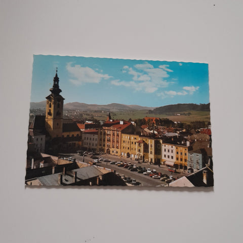 AK Freistadt. Hauptplatz und Pfarrkirche.