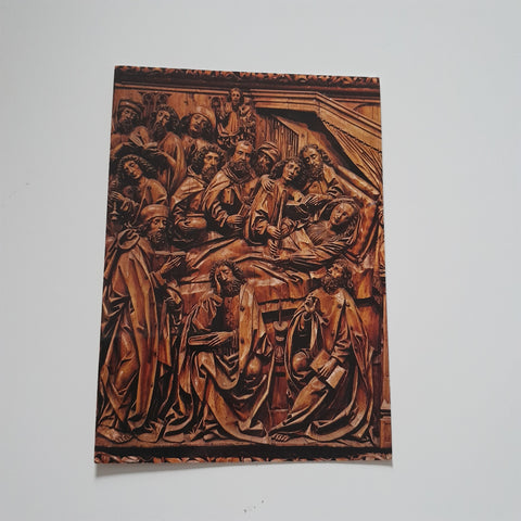 AK Pfarrkirche Kefermarkt. Gotischer Flügelaltar. Marientod.