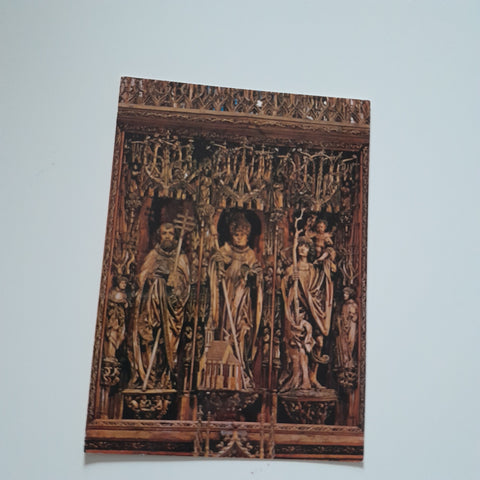 AK Pfarrkirche Kefermarkt. Gotischer Flügelaltar. Schrein.