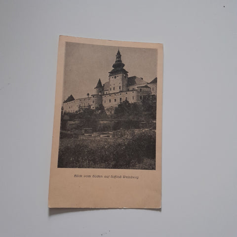 AK Blick vom Süden auf Schloß Weinberg.