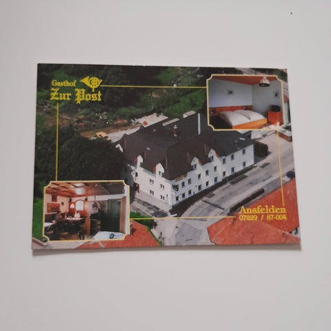 AK Ansfelden. Gasthof zu Post. Fam. Grillnberger. Dr. Peitnerweg 2.