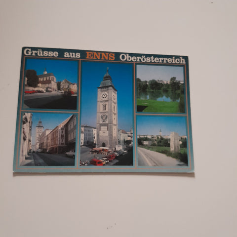 AK Grüße aus Enns.