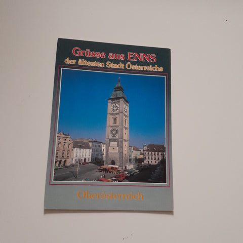AK Grüße aus Enns.