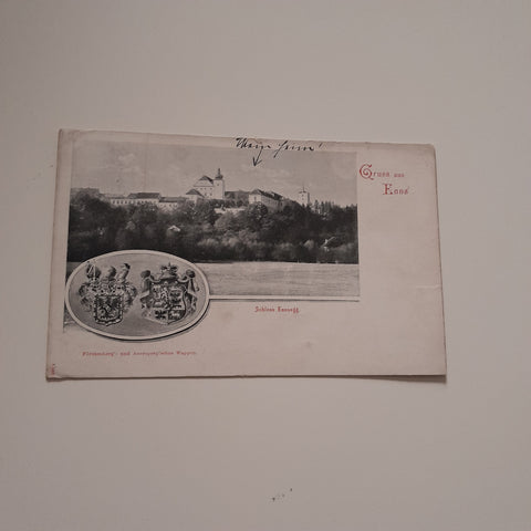 AK Gruss aus Enns. Schloss Ennsegg.