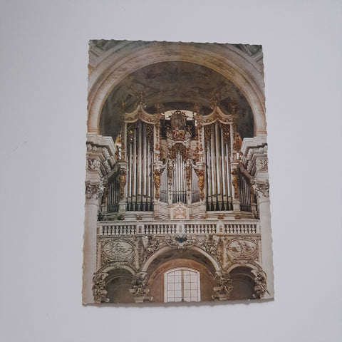 AK Stift St. Florian. Stiftskirche mit Bruckner-Orgel.