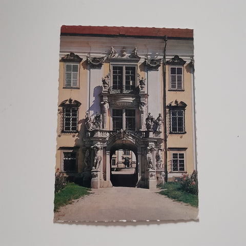 AK Stift St. Florian. Portal von Jakob Prandtauer.