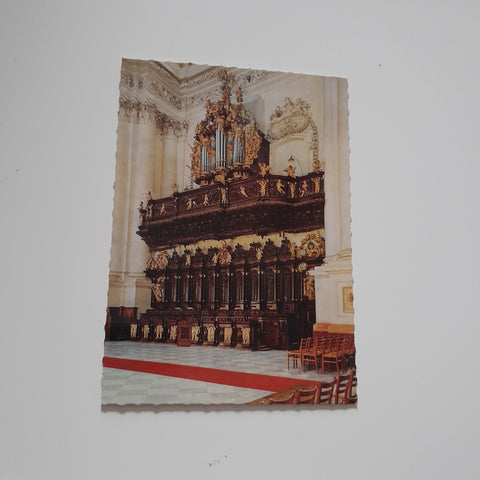 AK St. Florian. Stiftskirche Chorgestühl.