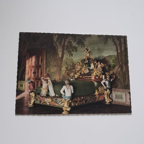 AK Stift St. Florian. Prinz Eugen Bett.