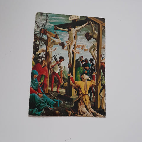 AK Stift St. Florian. Altar. A. Altdorfer. Kreuzigung.