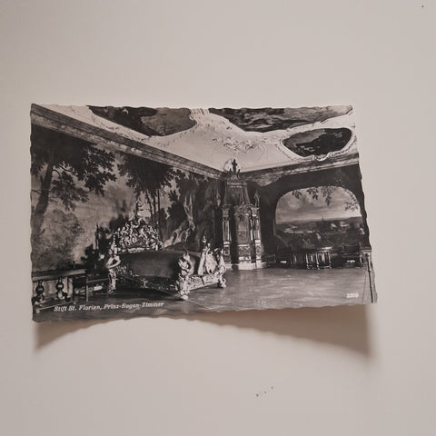 AK Stift St. Florian. Prinz Eugen Zimmer.