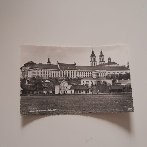 AK Markt St. Florian. Bahnhof.