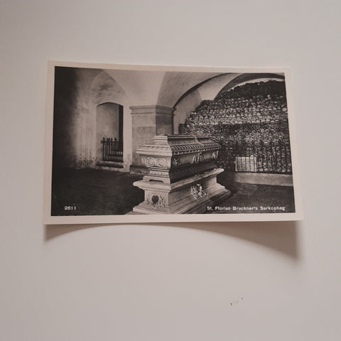 AK St. Florian. Bruckner's Sarkophag.