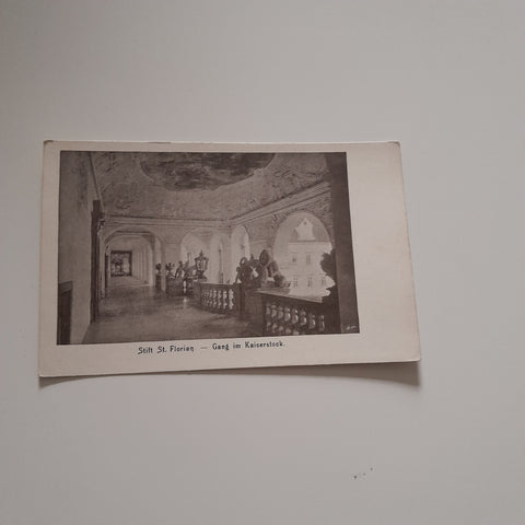 AK Stift St. Florian - Gang im Kaiserstock.