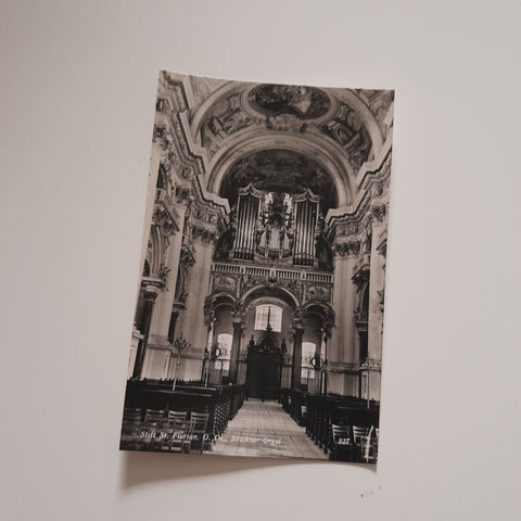 AK Stift St. Florian. Bruckner Orgel.