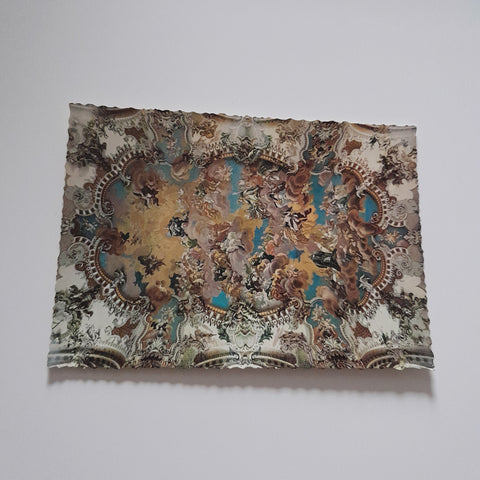 AK Zisterzienserstift Wilhering. Großes Deckengemälde.