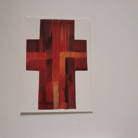 AK Bad Schallerbach. Pfarrkirche Franka Lechner "Kreuz", 1996.