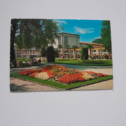 AK Bad Schallerbach. Kurhaus mit Kurpark.