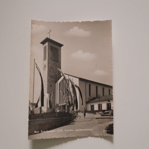 AK Bad Schallerbach. Lourdes Jubiläumskirche.