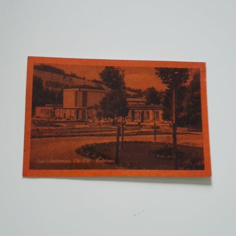AK Bad Schallerbach. Badehaus. (1949)