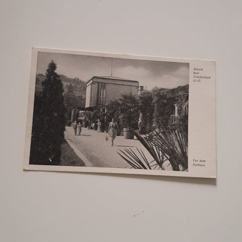 AK Bad Schallerbach. Vor dem Kurhaus.