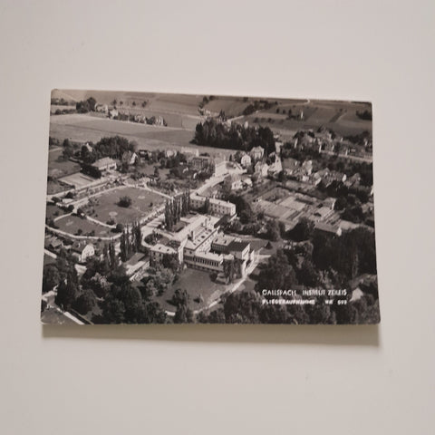 AK Gallspach. Institut Zeileis. Fliegeraufnahme.