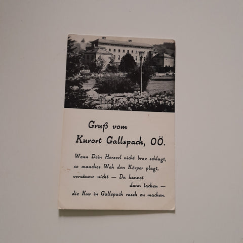 AK Gruß vom Kurort Gallspach.