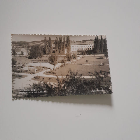 AK Gallspach Institut Zeileis mit Kurpark.