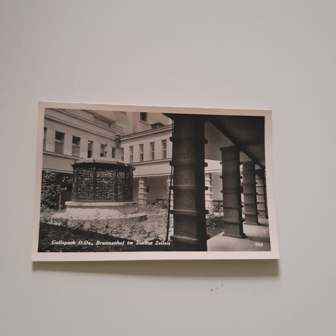 AK Gallspach. Brunnenhof im Institut Zeileis.