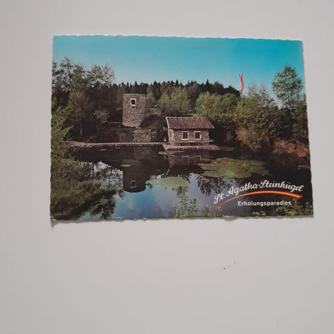 AK St. Agatha. Ausflugsziel am Steinhügel.