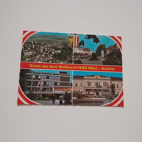 AK Gruss aus dem Weltkurort Bad Hall.