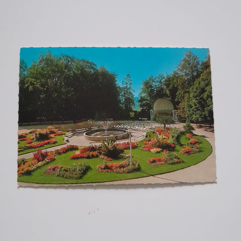 AK Bad Hall. Musikpavillon und Parkanlagen.