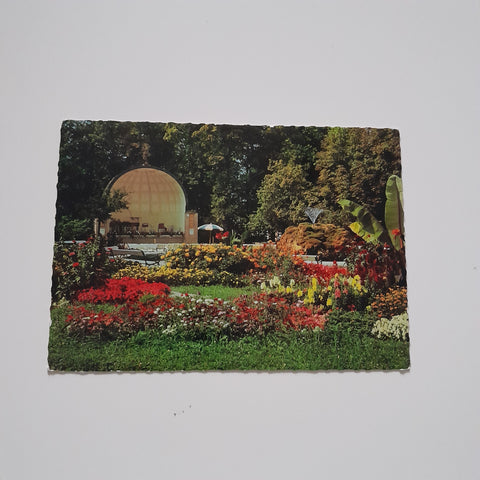 AK Bad Hall. Musikpavillon und Parkanlagen.