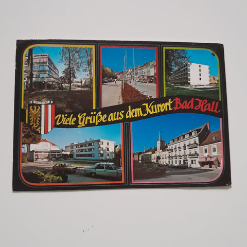 AK Viele Grüße aus dem Kurort Bad Hall.