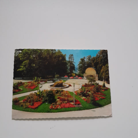 AK Bad Hall. Musikpavillon und Parkanlagen.