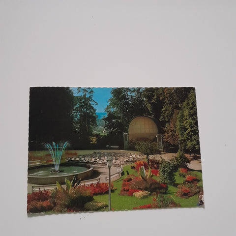 AK Bad Hall. Musikpavillon und Parkanlagen.