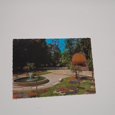 AK Bad Hall. Musikpavillon und Kurpark.
